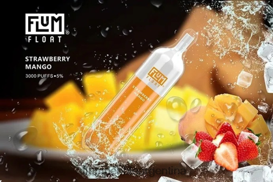 FLUM FLOAT 3000 bocanadas | Flum Pebble Flavors 0FHZ2875 mango fresa