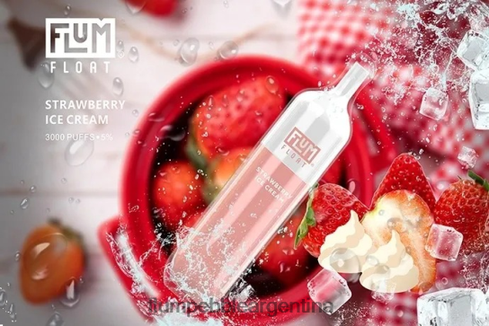 FLUM FLOAT 3000 bocanadas | Flum Pebble Precio 0FHZ2874 helado de fresa