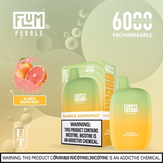 FLUM PEBBLES 6000 bocanadas | Flum Pebble Vape Price 0FHZ2810 pomelo blanco