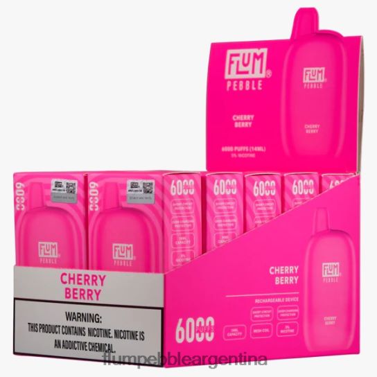 FLUM PEBBLES 6000 inhalaciones 10 paquetes | Flum Pebble Argentina 0FHZ2821 Cereza