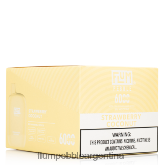 FLUM PEBBLES 6000 inhalaciones 10 paquetes | Flum Pebble Vape Argentina 0FHZ2873 coco fresa